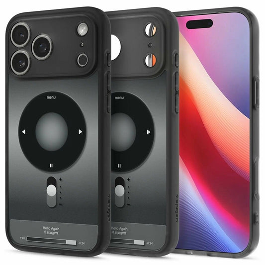 MagSafe Hülle für Apple iPhone 17 Pro, Spigen, Ultra Hybrid Classic, Schwarz