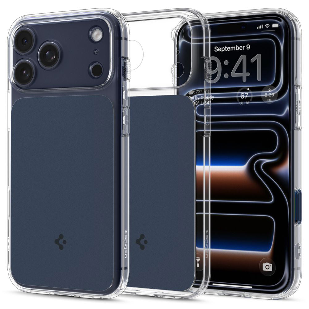 MagSafe Hülle für Apple iPhone 17 Pro, Spigen, Ultra Hybrid T, Matt Blau ACS10476