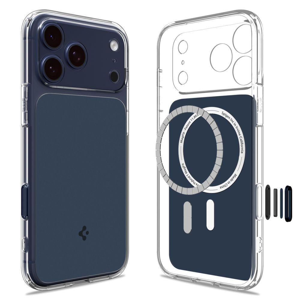MagSafe Hülle für Apple iPhone 17 Pro, Spigen, Ultra Hybrid T, Matt Blau ACS10476