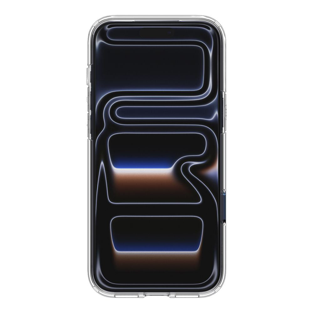 MagSafe Hülle für Apple iPhone 17 Pro, Spigen, Ultra Hybrid, Transparent Navyblau ACS11111