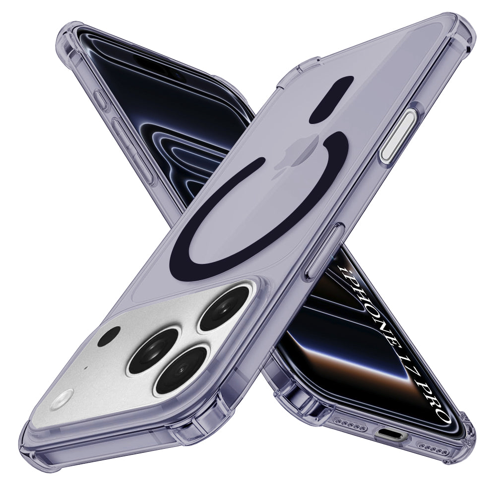 MagSafe Hülle für Apple iPhone 17 Pro, Techsuit, Stoßfest, Rauchfarben