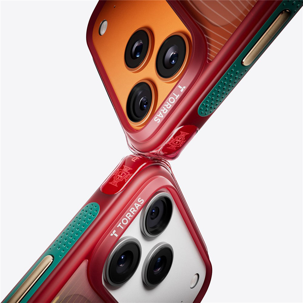 MagSafe-Hülle für Apple iPhone 17 Pro, Torras, Ostand Q3 Air, Wave of Passion