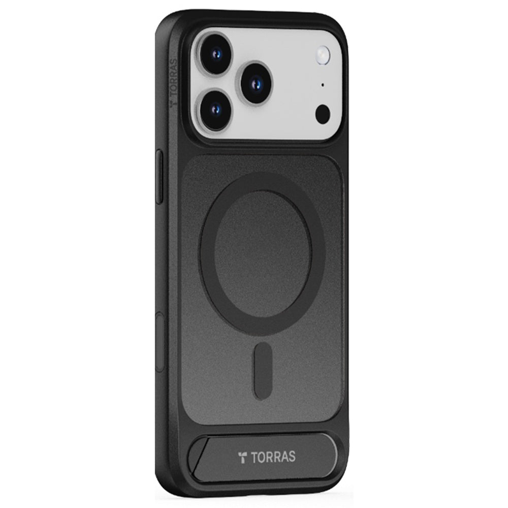 MagSafe Case for Apple iPhone 17 Pro, Torras, Pstand, Black
