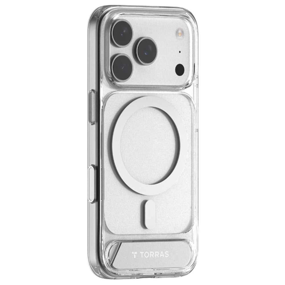 MagSafe Hülle für Apple iPhone 17 Pro, Torras, Pstand, Transparent
