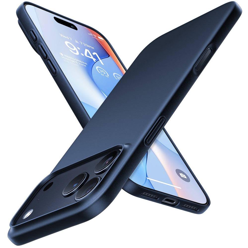 MagSafe Hülle für Apple iPhone 17 Pro, Torras, SlimFit, Marineblau