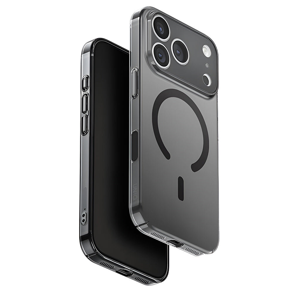 MagSafe Hülle für Apple iPhone 17 Pro, UNIQ, AirSuit MagClick, Schwarz