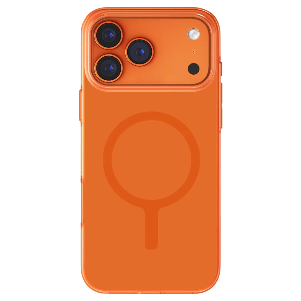 MagSafe Hülle für Apple iPhone 17 Pro, UNIQ, Clario MagClick, Orange