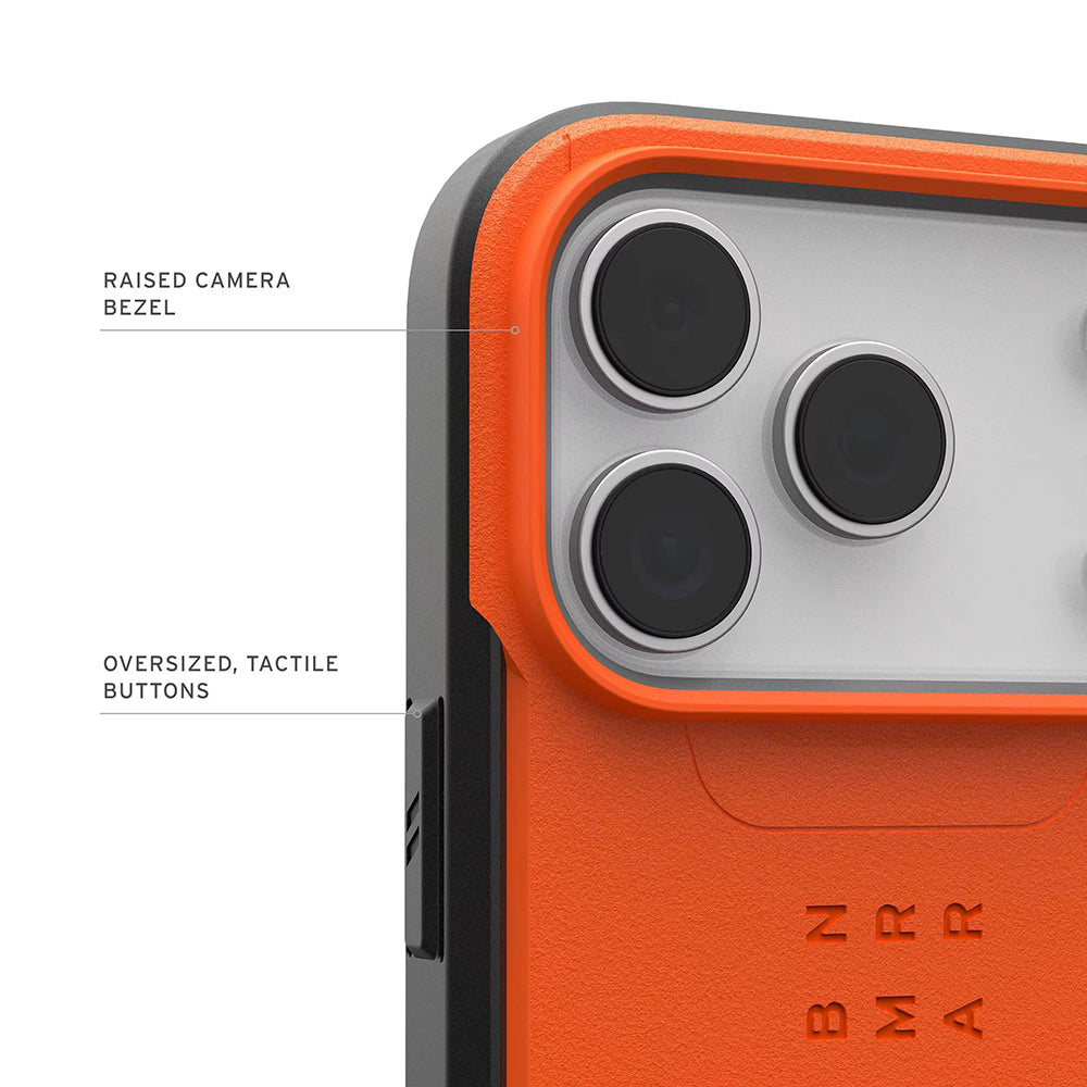 MagSafe Case for Apple iPhone 17 Pro, Urban Armor Gear, Civilian, Orange