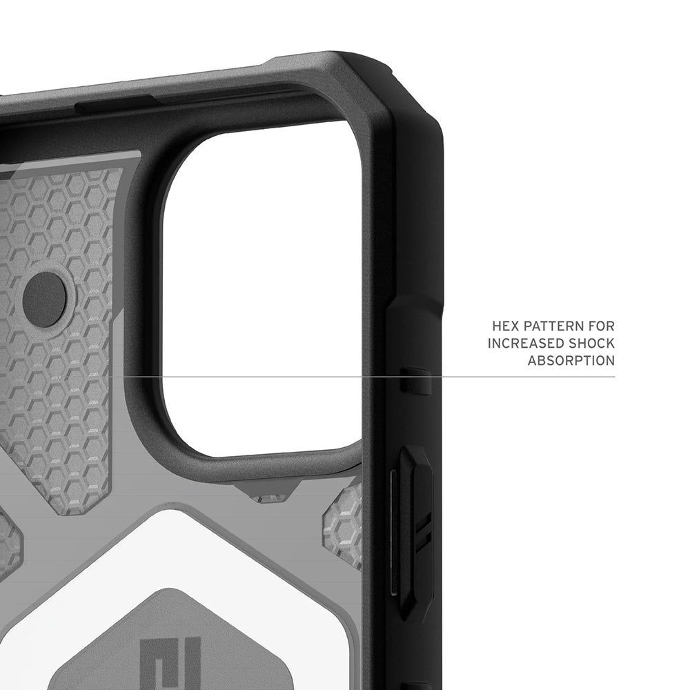 MagSafe Case for Apple iPhone 17 Pro, Urban Armor Gear, Pathfinder Clear, Grey