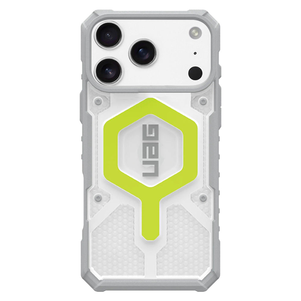 MagSafe Hülle für Apple iPhone 17 Pro, Urban Armor Gear, Pathfinder Clear, Grün