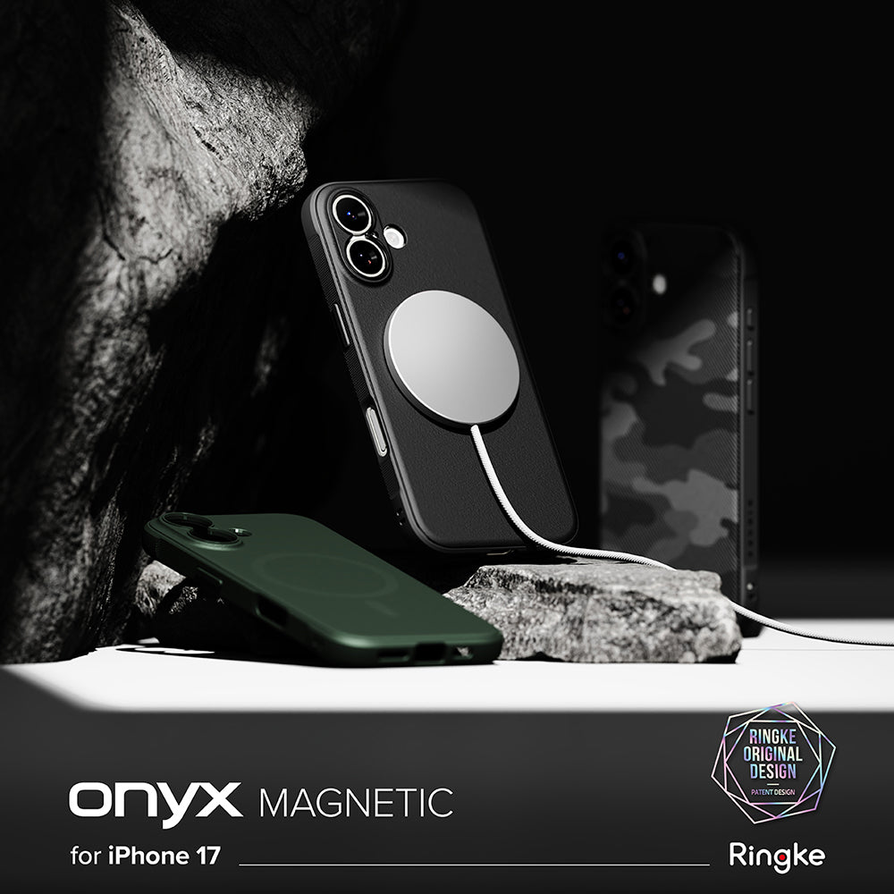 MagSafe Hülle für Apple iPhone 17, Ringke, Onyx, Tarnmuster