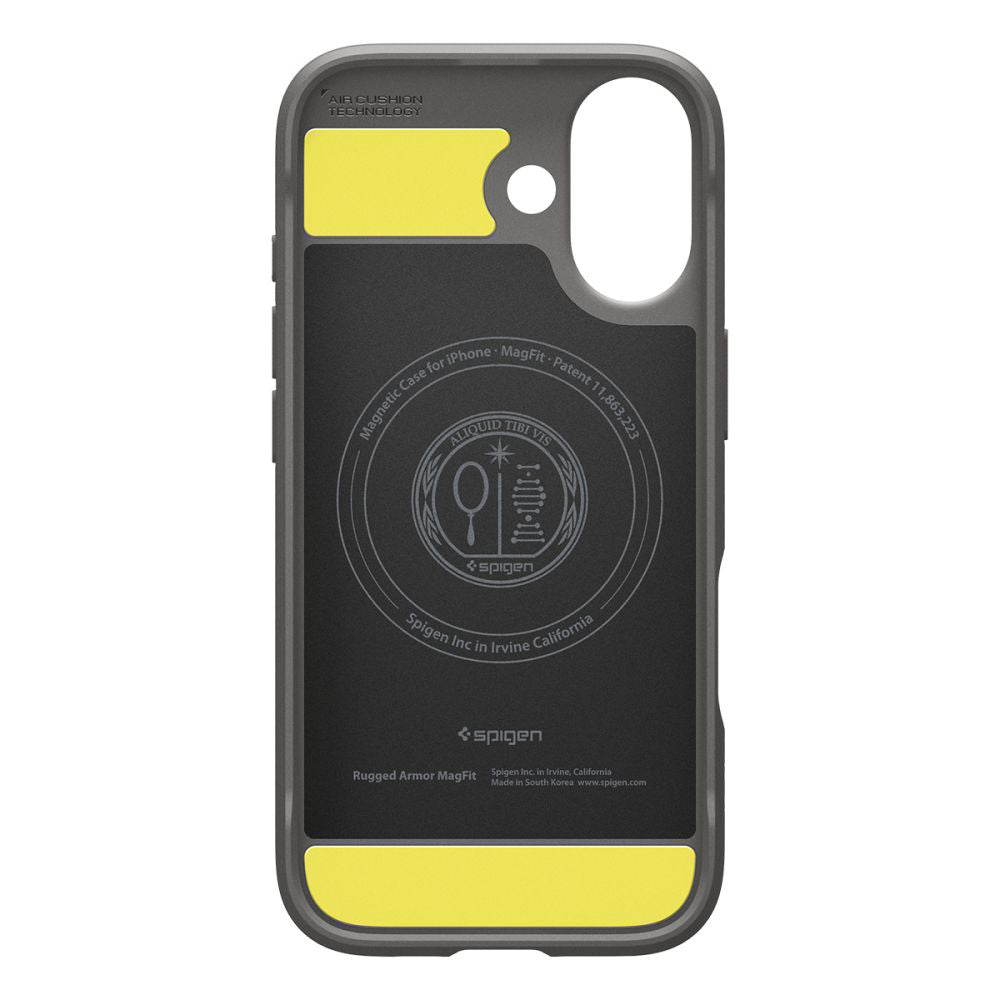 MagSafe Case for Apple iPhone 17, Spigen, Rugged Armor, Gray ACS10368