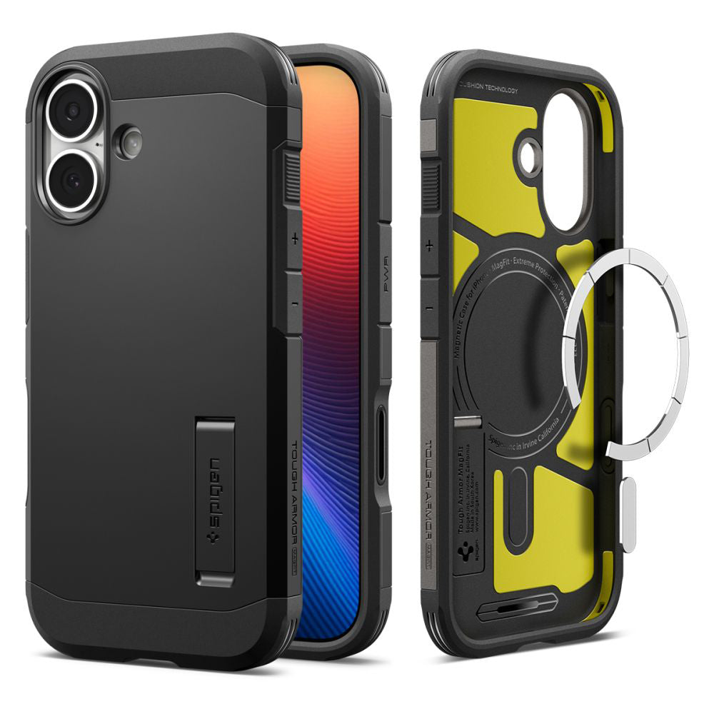 MagSafe Hülle für Apple iPhone 17, Spigen, Tough Armor T, Schwarz ACS10391