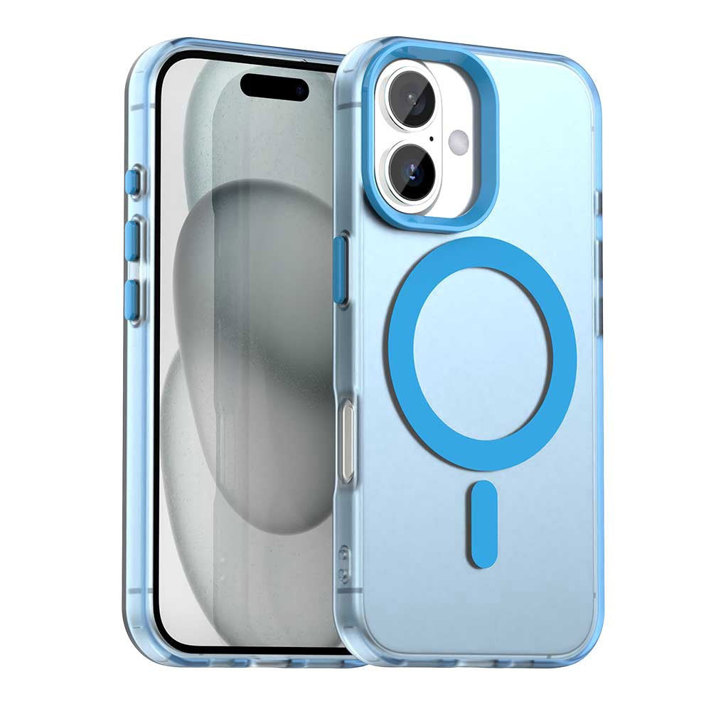 MagSafe Hülle für Apple iPhone 17, Techsuit, CandyCase, Blau