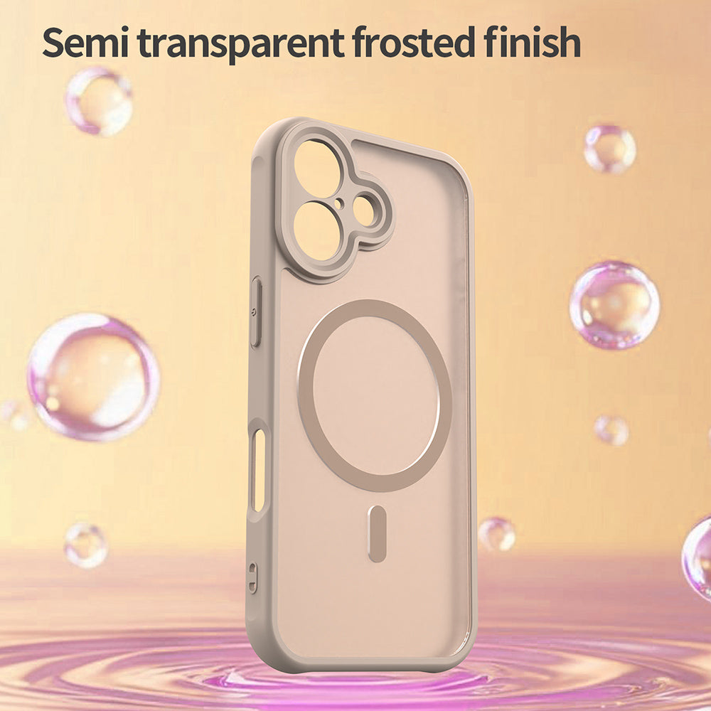 MagSafe Hülle für Apple iPhone 17, Techsuit, HaloFrost II, Gold