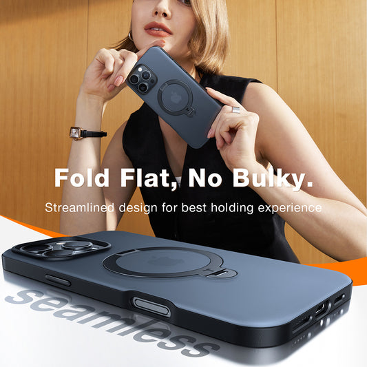 MagSafe Hülle für Apple iPhone 17, Torras, Ostand Spin, Transparent