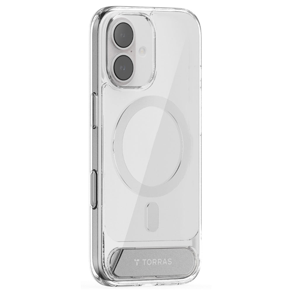 MagSafe Case for Apple iPhone 17, Torras, Pstand, Transparent
