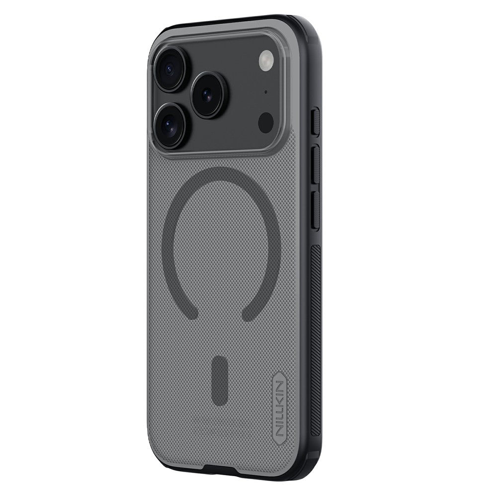 MagSafe-Hülle für Apple iPhone 18 Pro / 17 Pro, Nillkin, Super Shield Pro, Schwarz Transparent Matt