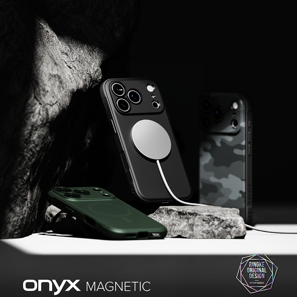 MagSafe-Hülle für Apple iPhone 18 Pro / 17 Pro, Ringke, Onyx, Schwarz