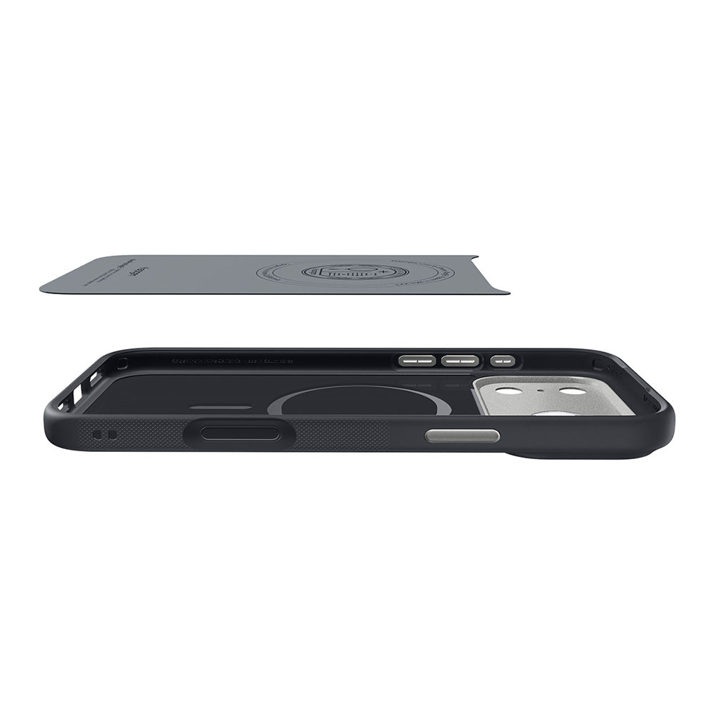 MagSafe-Hülle für Apple iPhone 18 Pro / 17 Pro, Spigen, Caseology Nano Pop, Schwarz ACS12177