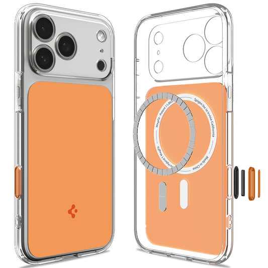 MagSafe-Hülle für Apple iPhone 18 Pro / 17 Pro, Spigen, Ultra Hybrid T, Orange ACS12170