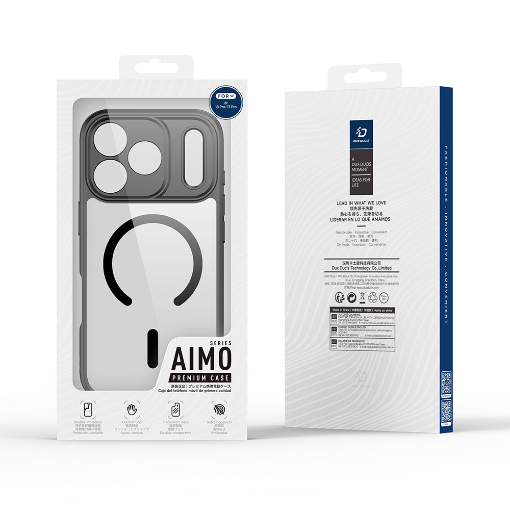 MagSafe-Hülle für Apple iPhone 18 Pro Max / 17 Pro Max, DUX DUCIS, Aimo, Schwarz