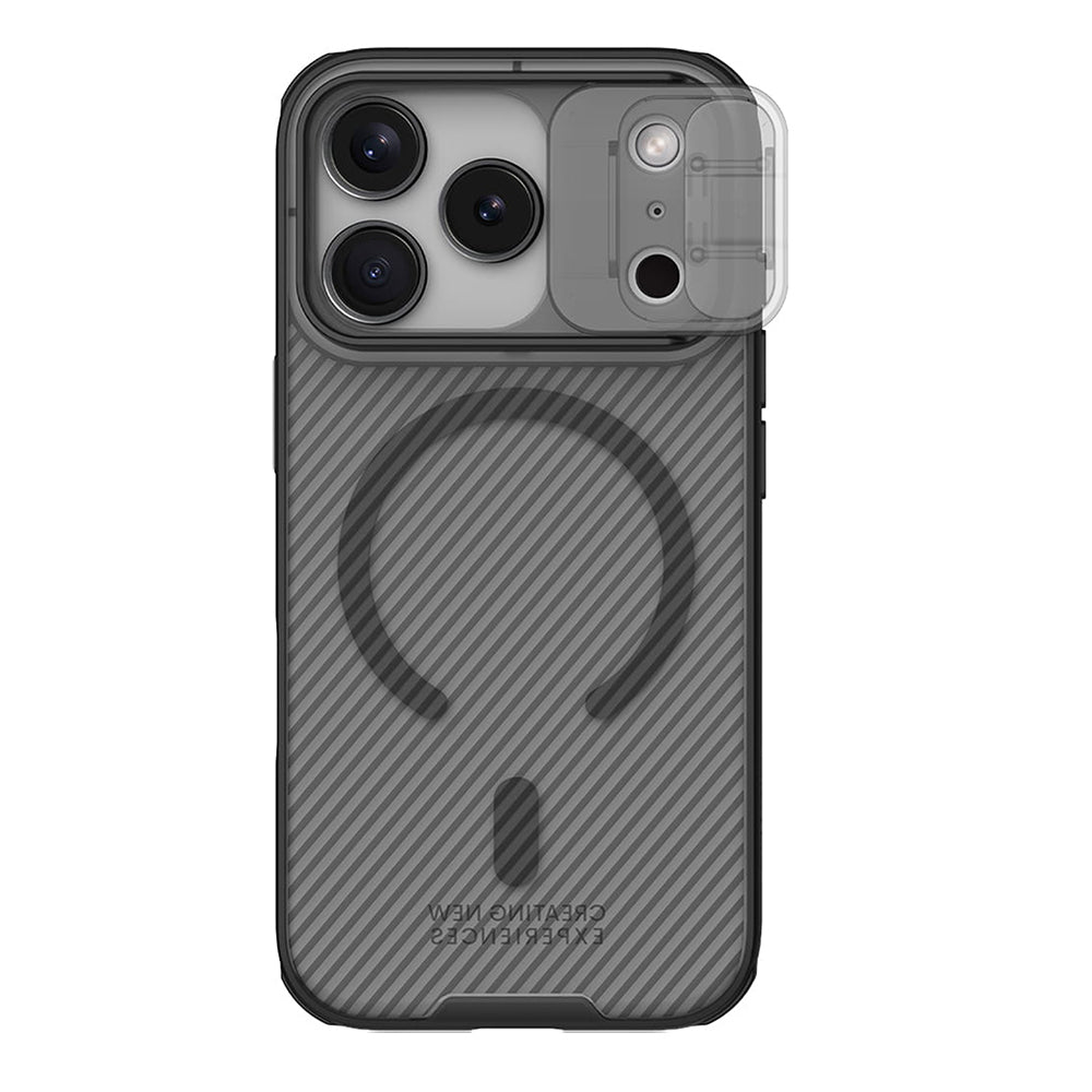 MagSafe-Hülle für Apple iPhone 18 Pro Max / 17 Pro Max, Nillkin, CamShield Pro, Schwarz Transparent