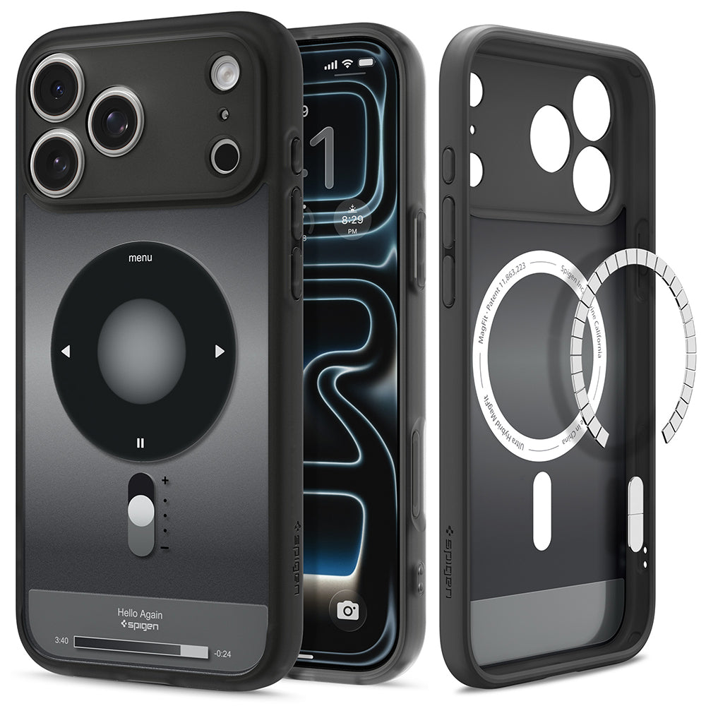 MagSafe Case for Apple iPhone 18 Pro Max / 17 Pro Max, Spigen, Ultra Hybrid Classic, Black ACS12131