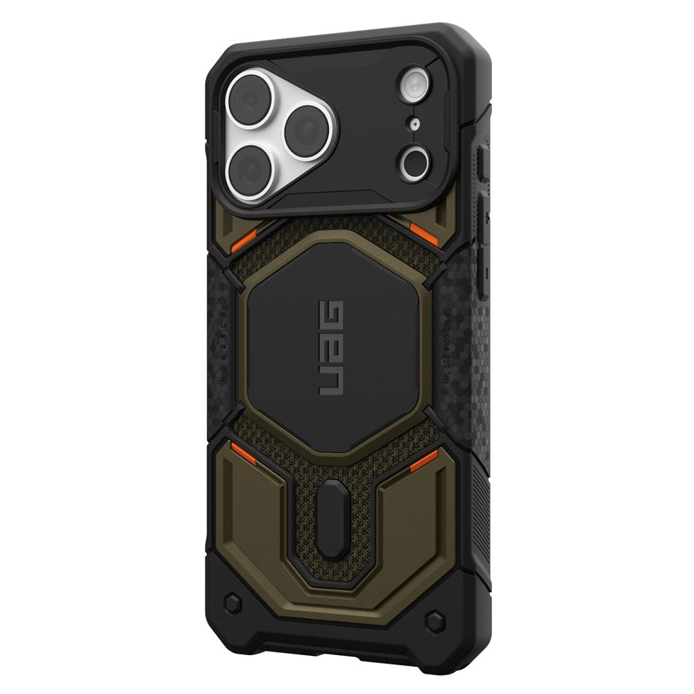 MagSafe-Hülle für Apple iPhone 18 Pro Max / 17 Pro Max, Urban Armor Gear, Monarch Pro Kevlar, Grün