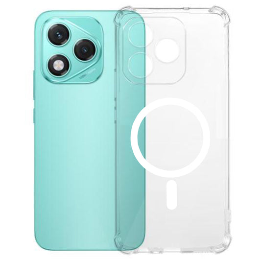 MagSafe-Hülle für Honor 400 Lite, Techsuit, stoßfest, transparent