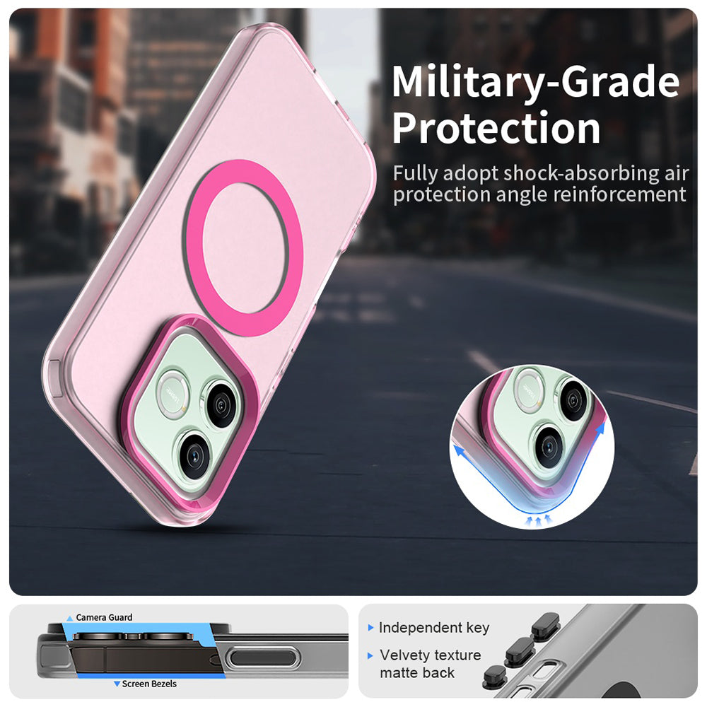 MagSafe Case for Honor 600 Lite, Techsuit, CandyCase, Pink