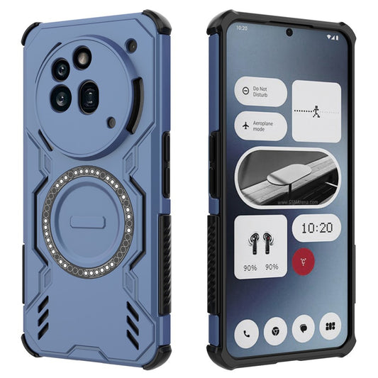 MagSafe-Hülle für Nothing Phone (3a) Pro, Techsuit, ArmorMag, Blau