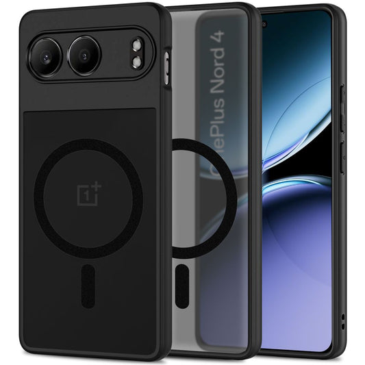 MagSafe Gehäuse für OnePlus Nord 4, Tech-Protect, Magmat, Schwarz