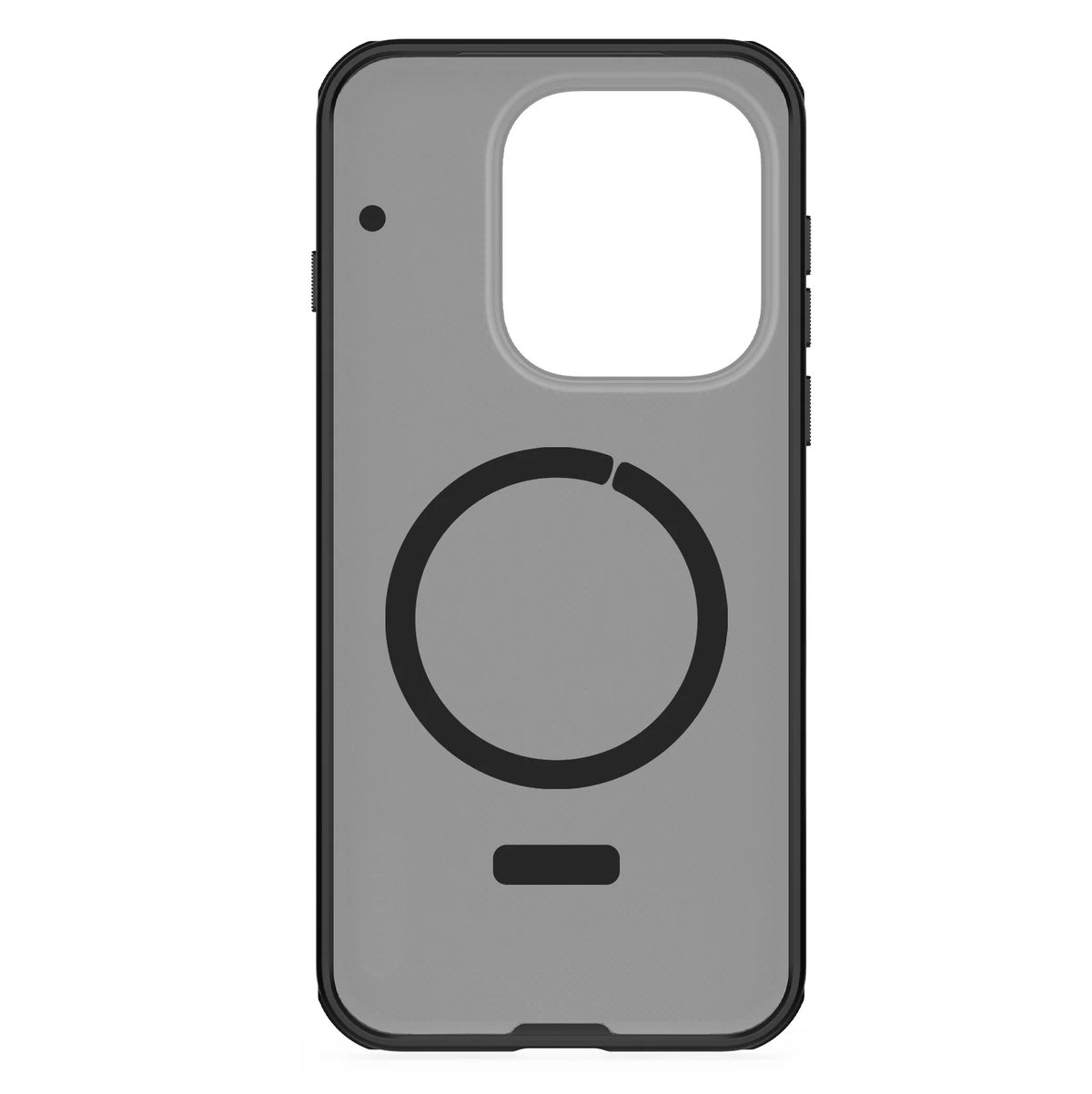 MagSafe-Hülle für OnePlus 15, Nillkin, Super Shield Pro, Schwarz Transparent Matt