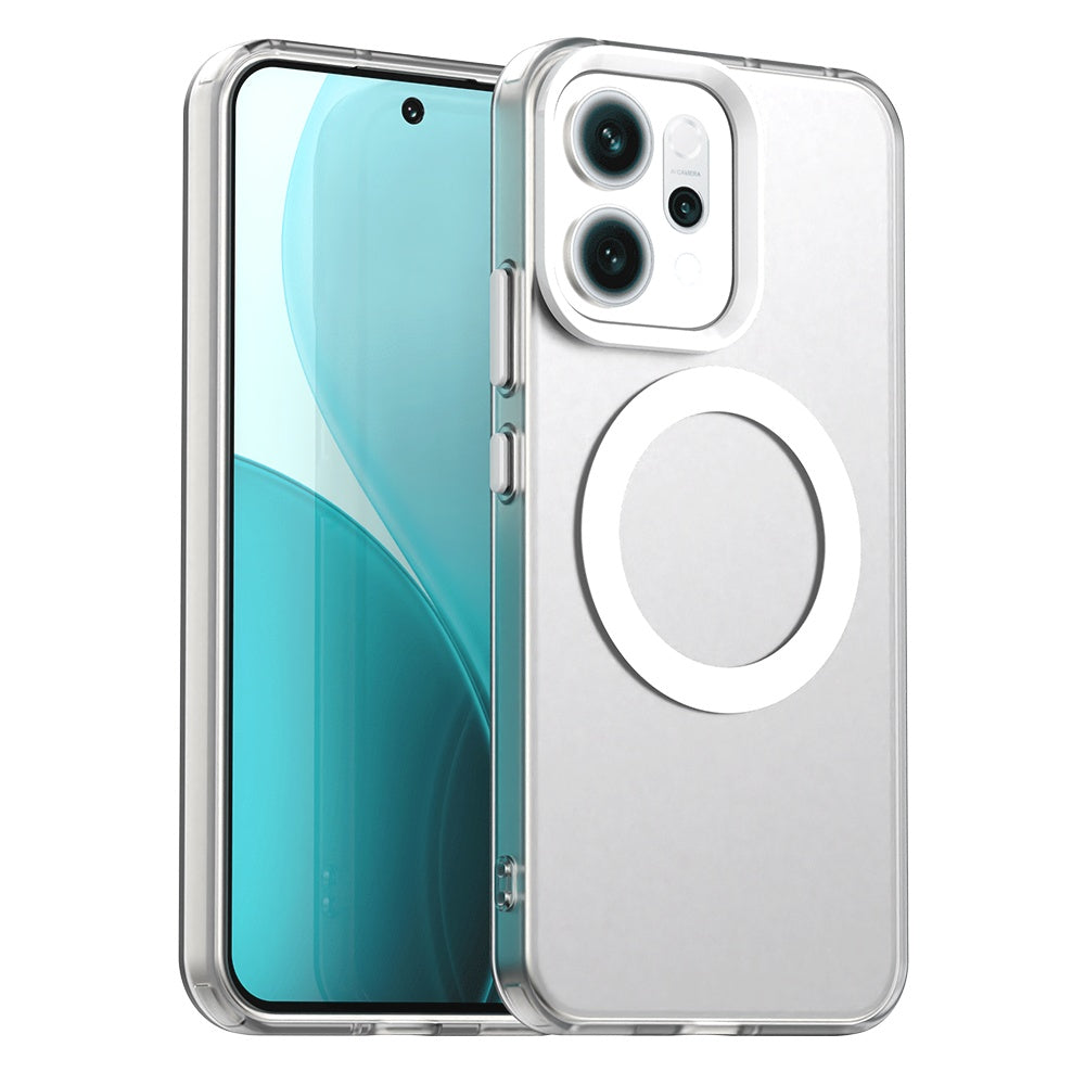 MagSafe Hülle für Oppo Reno14, Techsuit, CandyCase, Weiß