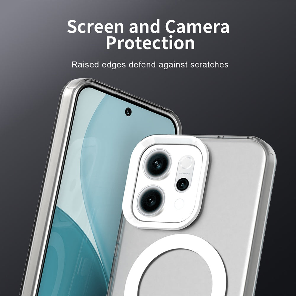 MagSafe Hülle für Oppo Reno14, Techsuit, CandyCase, Weiß