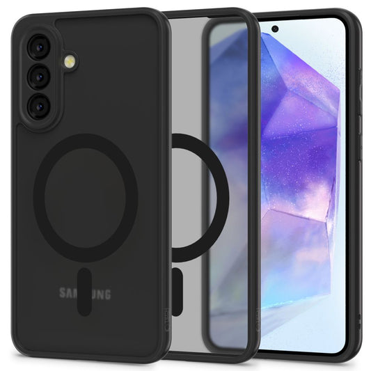 MagSafe Hülle für Samsung Galaxy A56 A566, Tech-Protect, Magmat, Schwarz