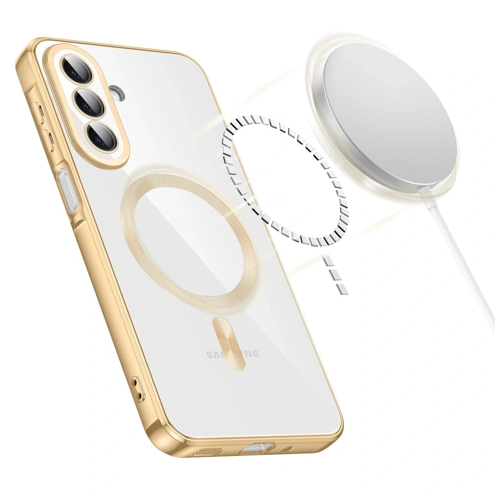 MagSafe Case for Samsung Galaxy A27 5G, Techsuit, Luxury Crystal, Dark Blue