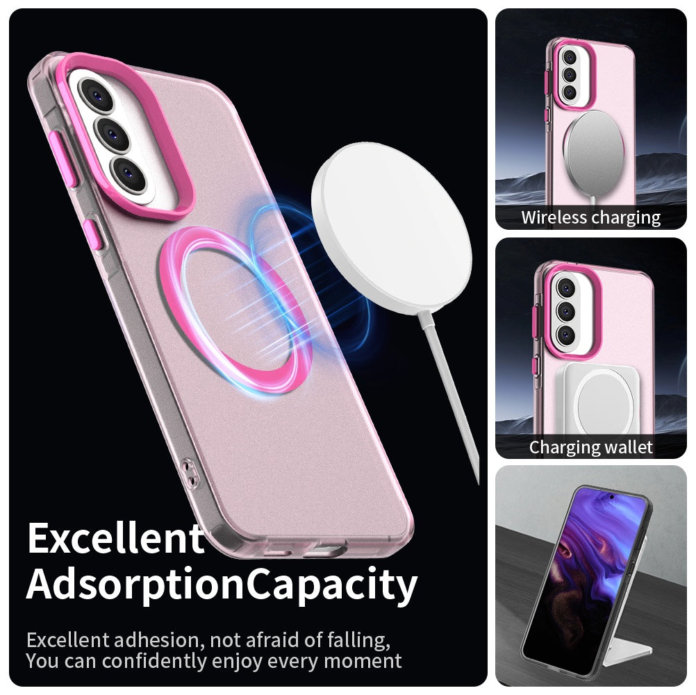 MagSafe Hülle für Samsung Galaxy A57 5G, Techsuit, CandyCase, Rosa