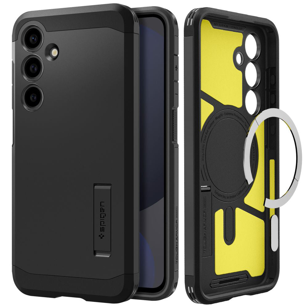MagSafe Case for Samsung Galaxy S24 FE S721, Spigen, Tough Armor, Black ACS08625