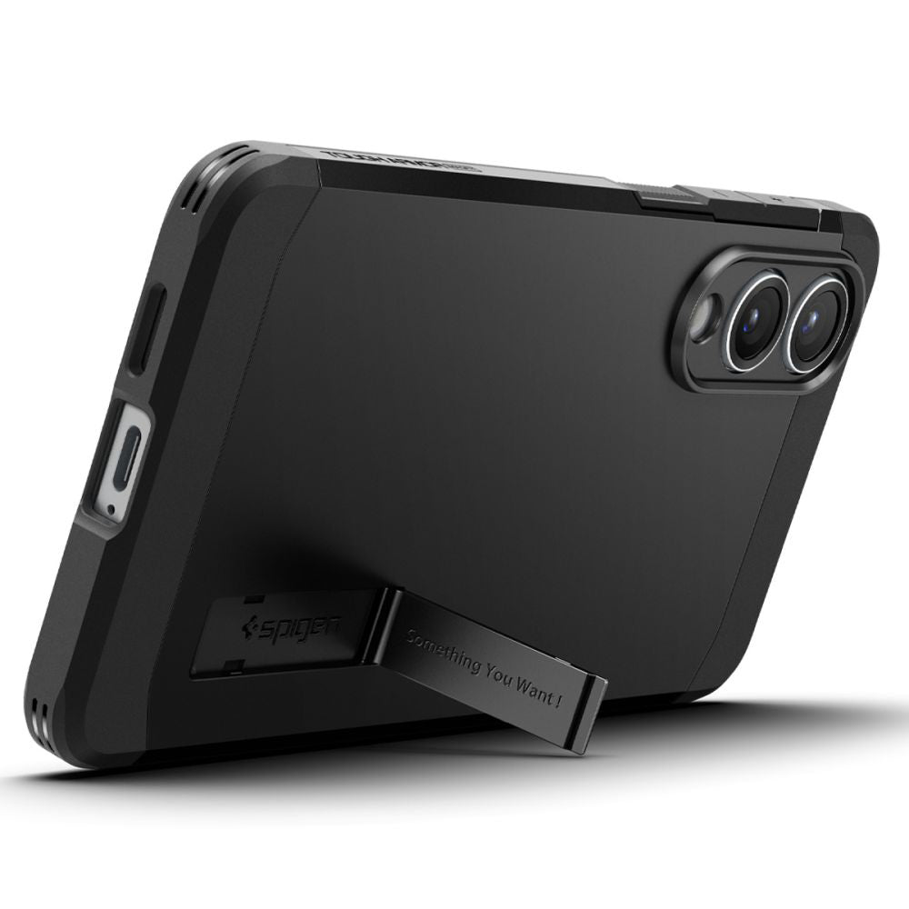 MagSafe Case for Samsung Galaxy S25 Edge S937, Spigen, Tough Armor, Black ACS09422