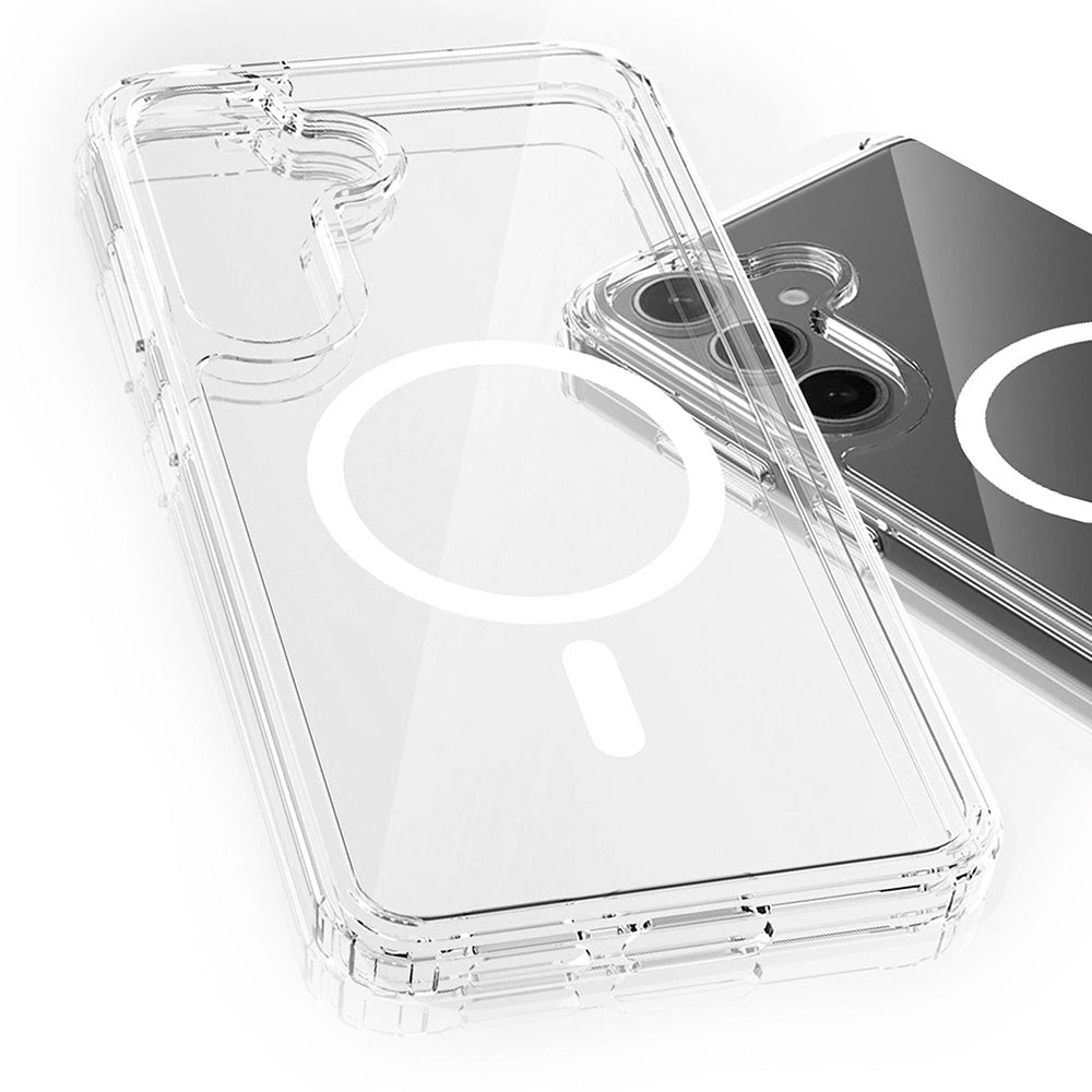 MagSafe Hülle für Samsung Galaxy S25 FE, 3MK, Armor MagCase, Transparent