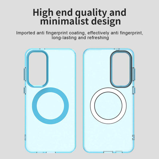 MagSafe-Hülle für Samsung Galaxy S25+ S936 / S24+ S926, Techsuit, CandyCase, Blau