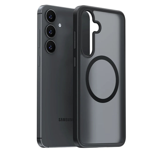 MagSafe Hülle für Samsung Galaxy S25 S931, Torras, Guardian, Schwarz