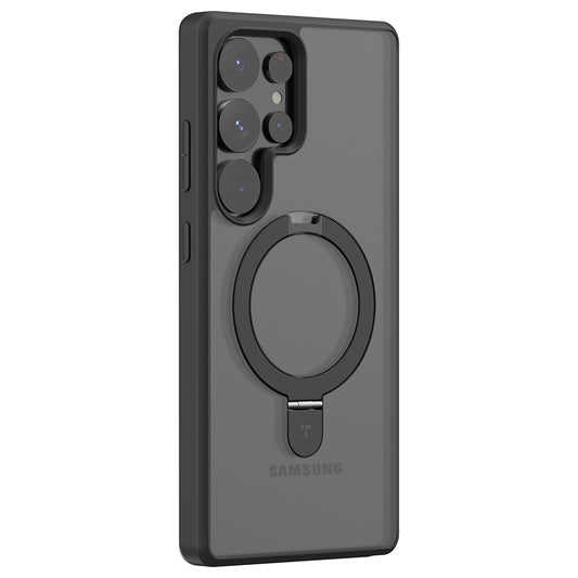 MagSafe-Hülle für Samsung Galaxy S25 Ultra S938, Torras, Ostand, Schwarz