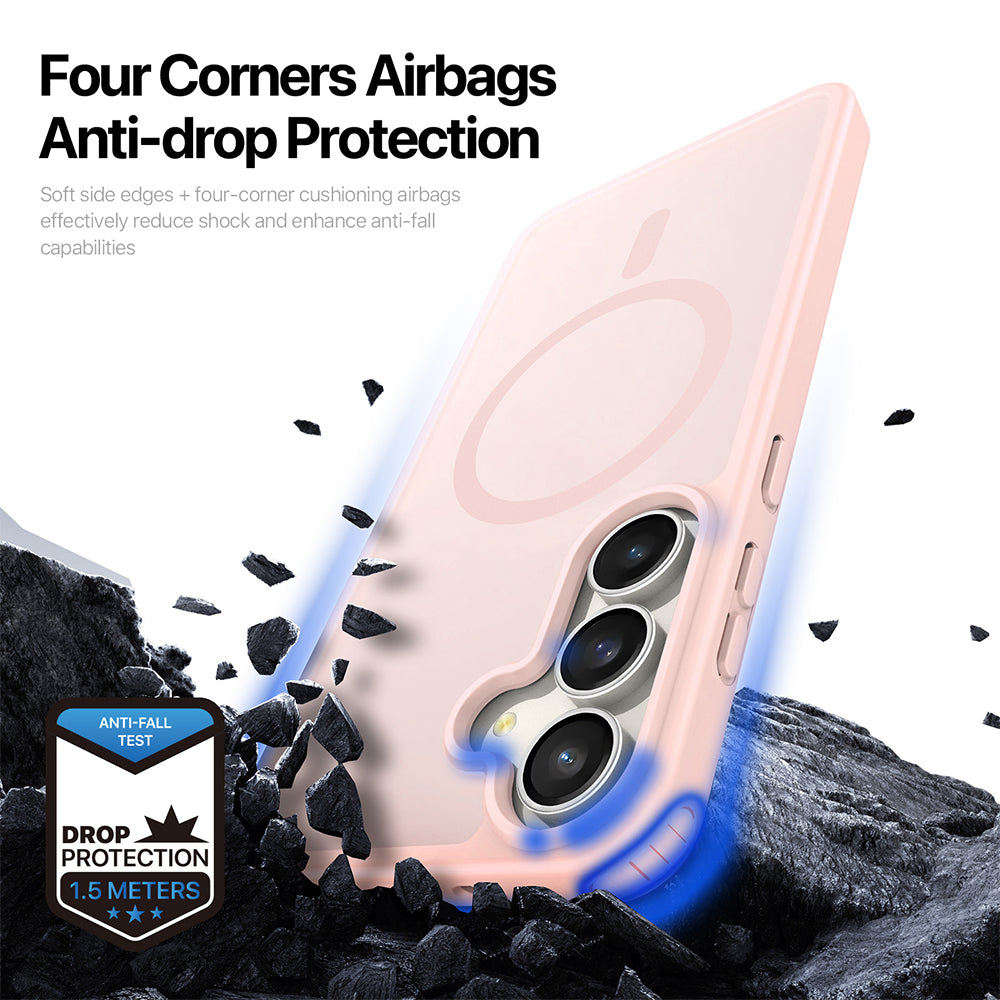 MagSafe Case for Samsung Galaxy S26 FE S741 / S25 FE, DUX DUCIS, Yind, Light Pink