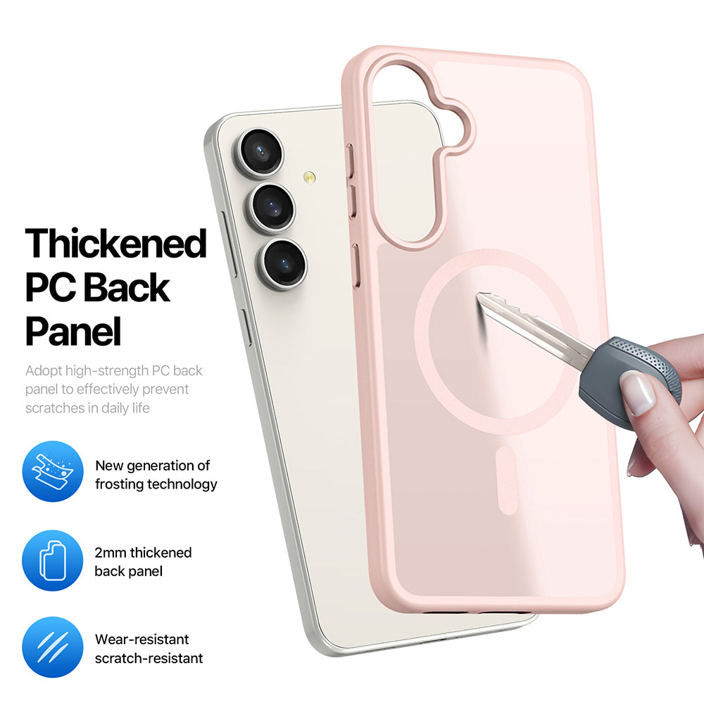 MagSafe Case for Samsung Galaxy S26 FE S741 / S25 FE, DUX DUCIS, Yind, Light Pink