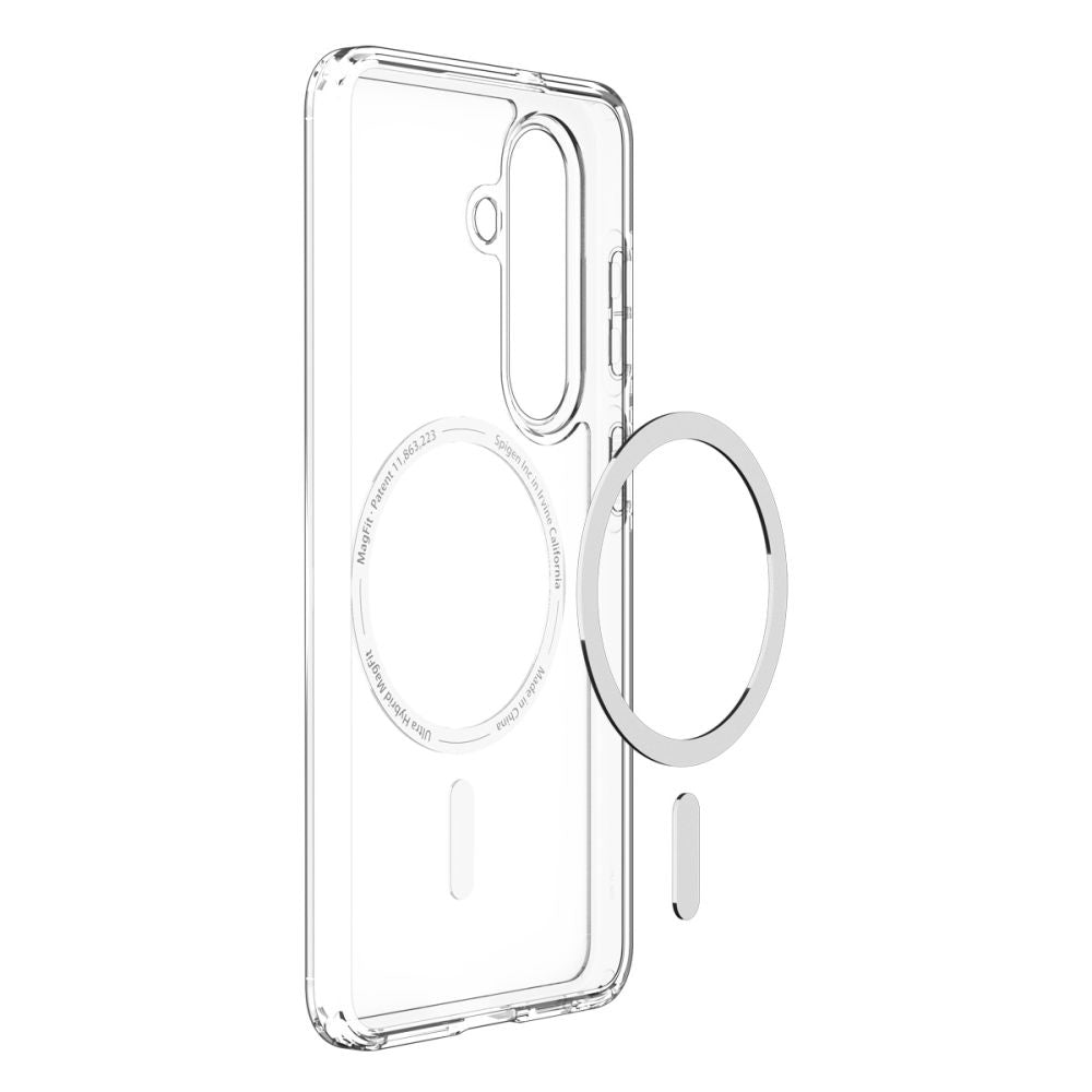 MagSafe Hülle für Samsung Galaxy S26 Plus S947, Spigen, Ultra Hybrid, Transparent Weiß ACS10709