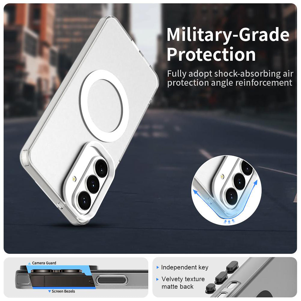 MagSafe-Hülle für Samsung Galaxy S26 Plus S947, Techsuit, CandyCase, Weiß