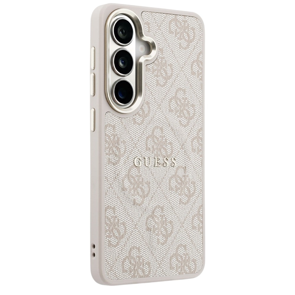 MagSafe Case for Samsung Galaxy S26 S942, Guess, 4G Embossed Ring, Pink